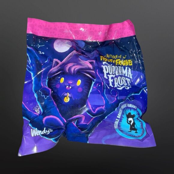 Frosty Frights Wendy’s Frosty Frights Purrrma Frost Figure Kids Meal Toy A22 - Picture 2 of 3